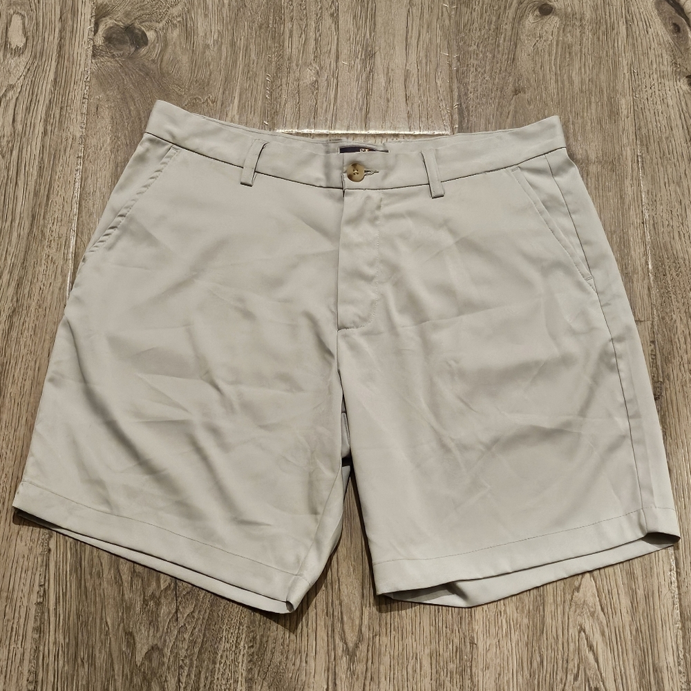 Southern Point Co Performance Golf Shorts - Light Grey - Size 34x7.5"